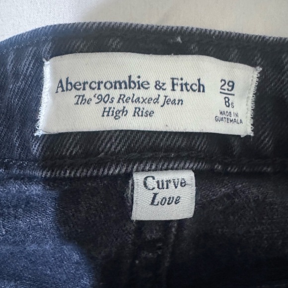 Abercrombie & Fitch Black Straight Leg Jean - Picture 6 of 6